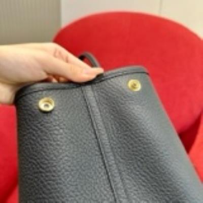 wholesale quality hermes garden party 36 clemence 89 noir ghw